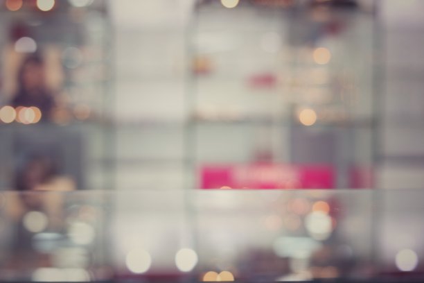 散景灯为背景散焦图片下载