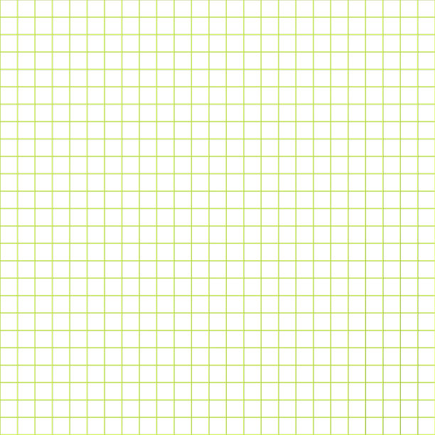 方格纸。抽象的绿色图的平方背景。几何图案的学校，墙纸，纹理，笔记本。划线空白孤立在透明背景上。图片下载