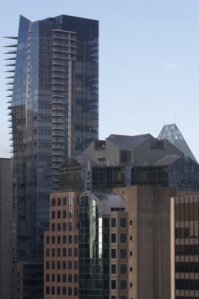 城市城市天际线在多伦多，安大略省，加拿大图片下载