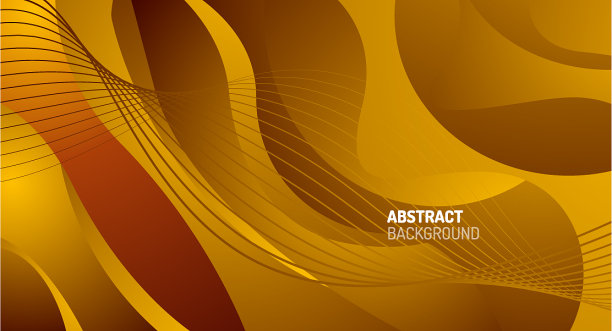 波浪型流体梯度抽象线条图片下载