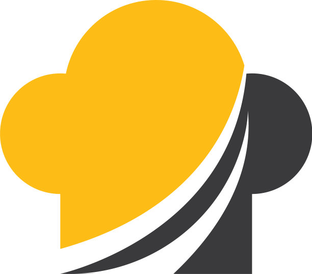 帽厨师食品标志图片下载