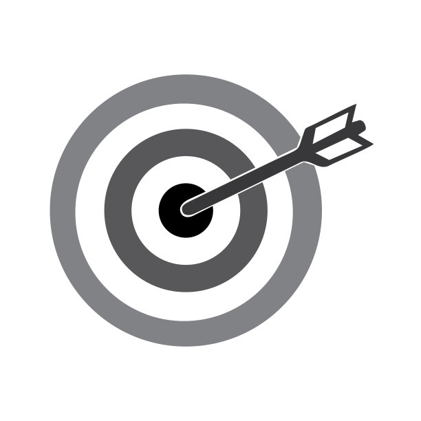 目标射箭与箭头图标图片下载