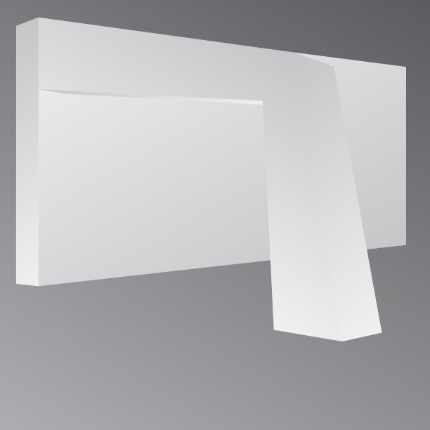 简单的墙壁展台模型。活动三维渲染展台图片下载