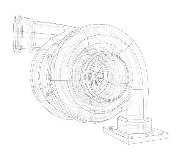 汽车涡轮增压器概念概述图片下载