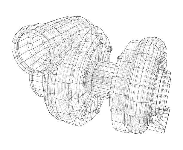 汽车涡轮增压器概念概述图片下载