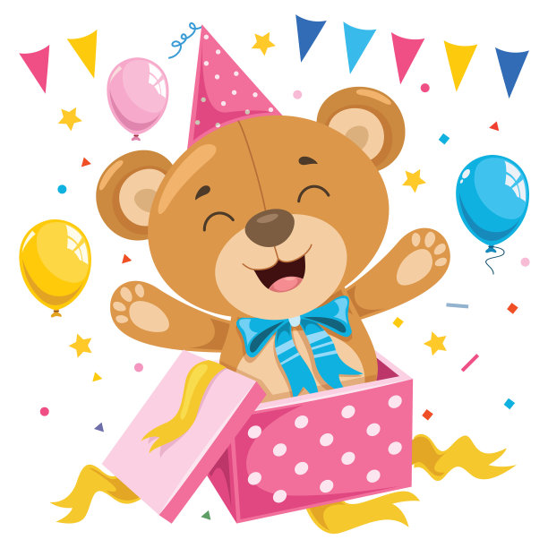 泰迪熊卡通图片下载