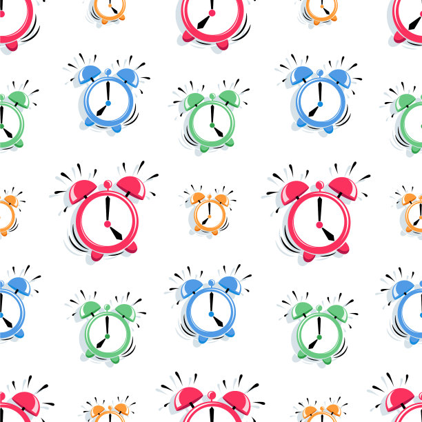 闹钟图标背景图案图片下载