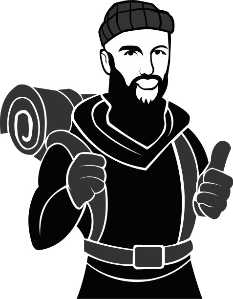 登山的男人图片下载