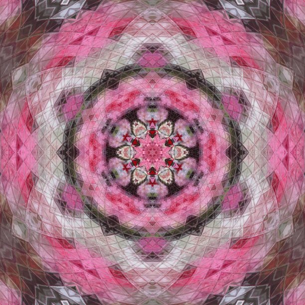 3d粉色花卉抽象曼荼罗背景图像。排灯节曼荼罗。装饰曼荼罗。门垫设计。设计模板。家居装饰。创造性的背景图像图片下载