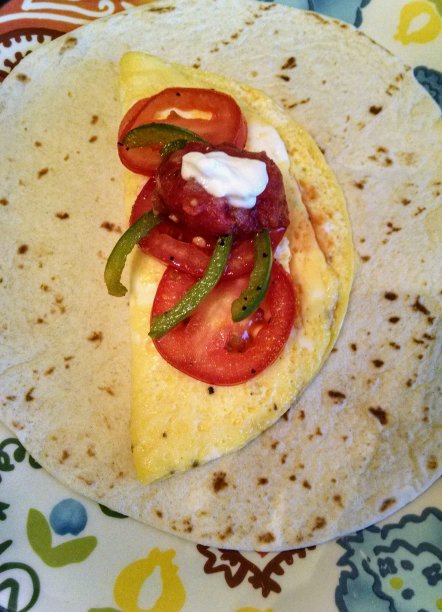 自制早餐煎蛋卷图片下载