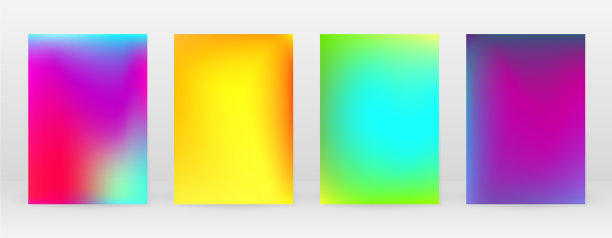 柔和的彩色彩虹渐变设置颜色背景图片下载