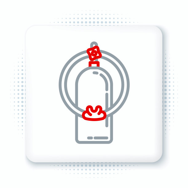 Line Aqualung图标孤立在白色背景上。潜水员用氧气罐。潜水设备。极限运动。运动设备。色彩斑斓的轮廓的概念。向量图片下载