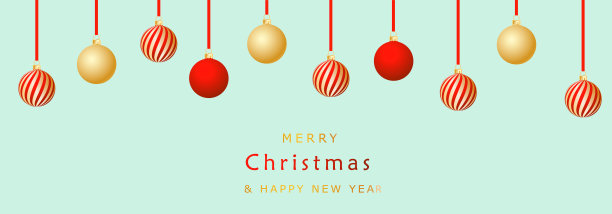 新年贺卡或圣诞贺卡海报为喜庆的冬季假期图片下载