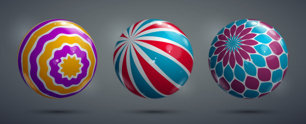 灰色背景下复活节彩蛋的特写镜头图片下载