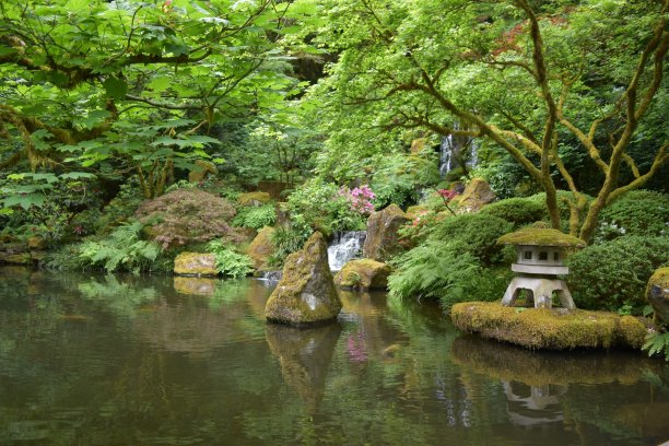 日式花园图片下载