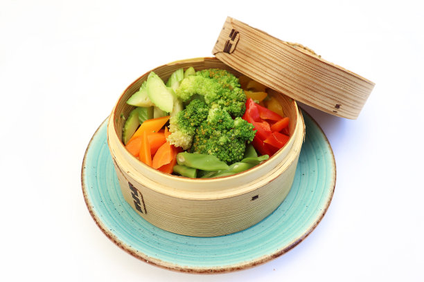用蒸锅煮蔬菜图片下载