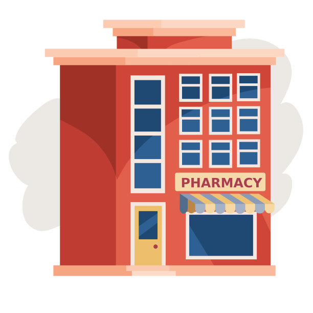 多层建筑在红色的色彩上图片下载