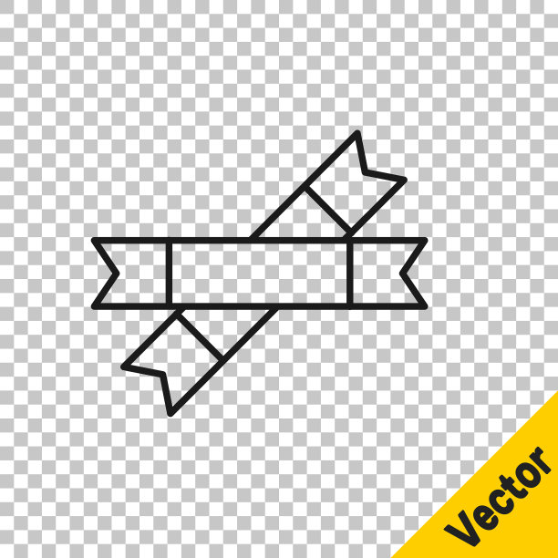 黑线糖贴包图标隔离上图片下载