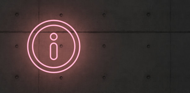 商务联系图标符号为互联网与霓虹灯图片下载