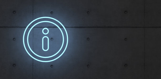 商务联系图标符号为互联网与霓虹灯图片下载