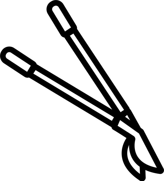 布什剪刀与长柄图标图片下载