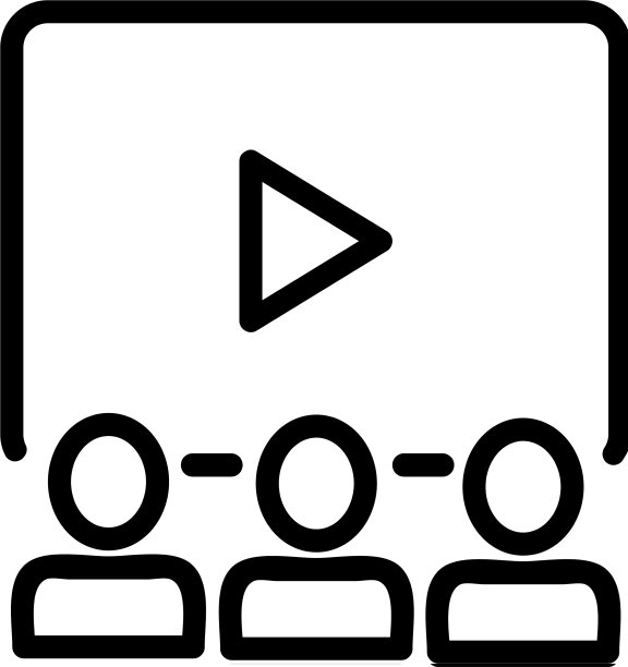 集体视频查看图标大纲图片下载