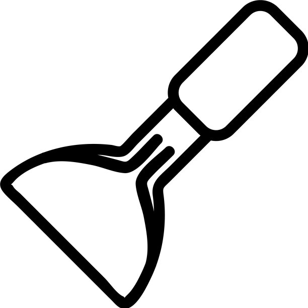 设备抹刀图标轮廓图片下载