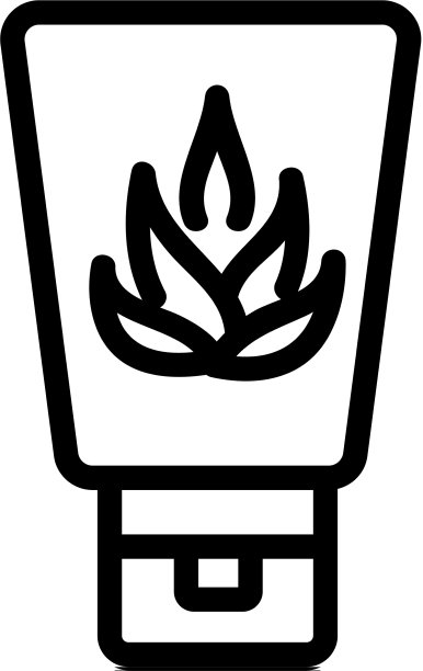 龙舌兰护手霜图标轮廓图片下载