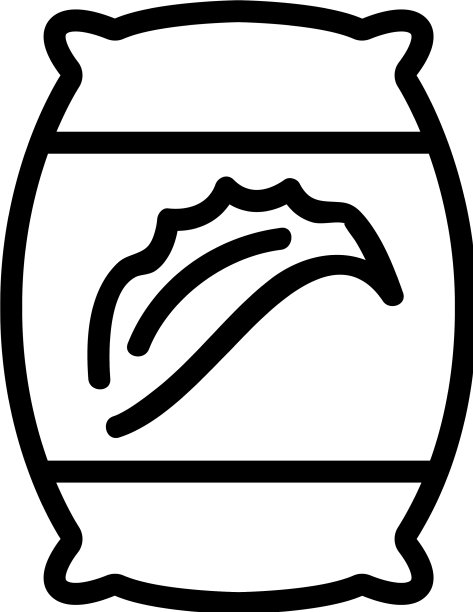 芦荟枕头图标轮廓图片下载