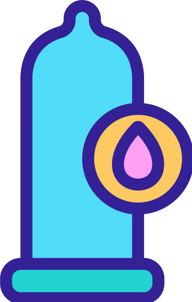 安全套油脂图标概要图片下载