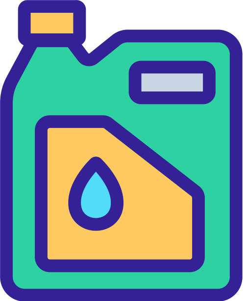 燃料润滑剂在罐图标轮廓图片下载