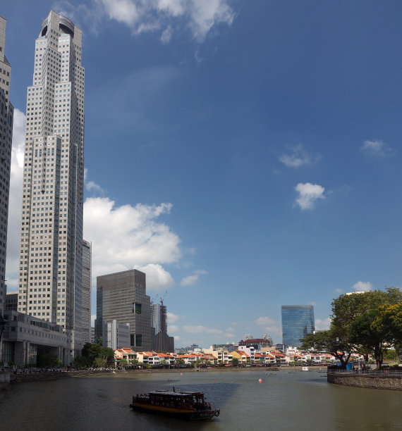 游艇码头是新加坡市中心著名的地方图片下载