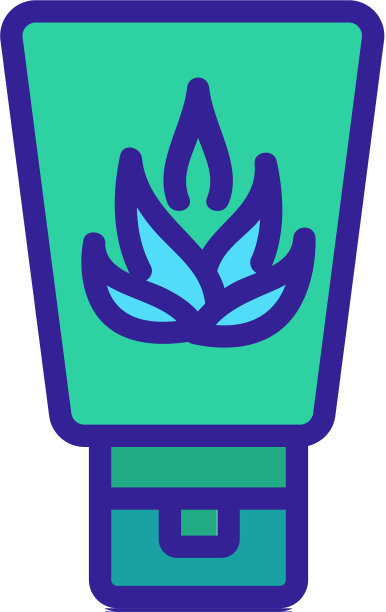 龙舌兰护手霜图标轮廓图片下载