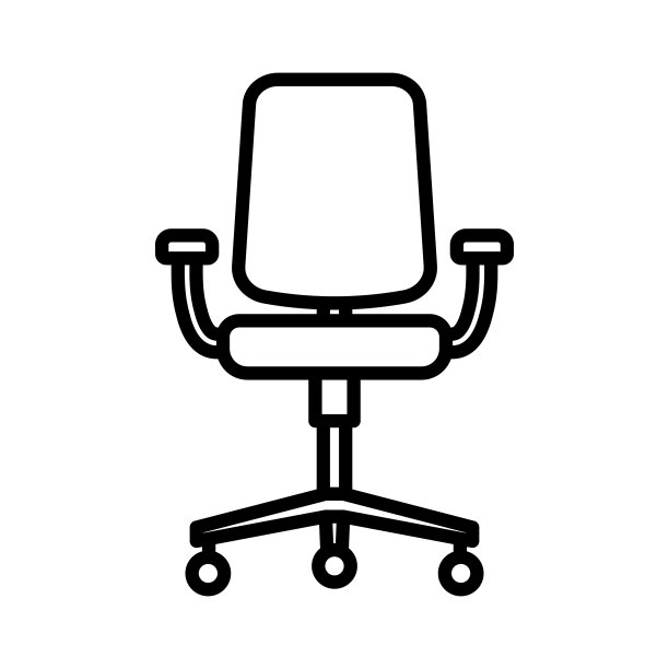 办公室扶手椅图标设计模板图片下载