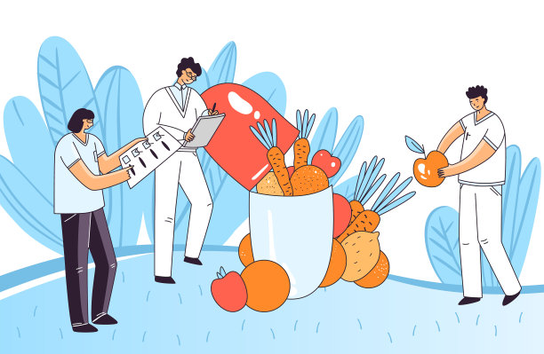 扁平的男女角色图片下载