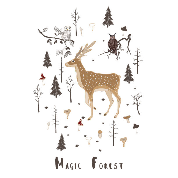 魔法森林图片下载