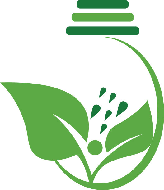 叶灯泡标志图片下载