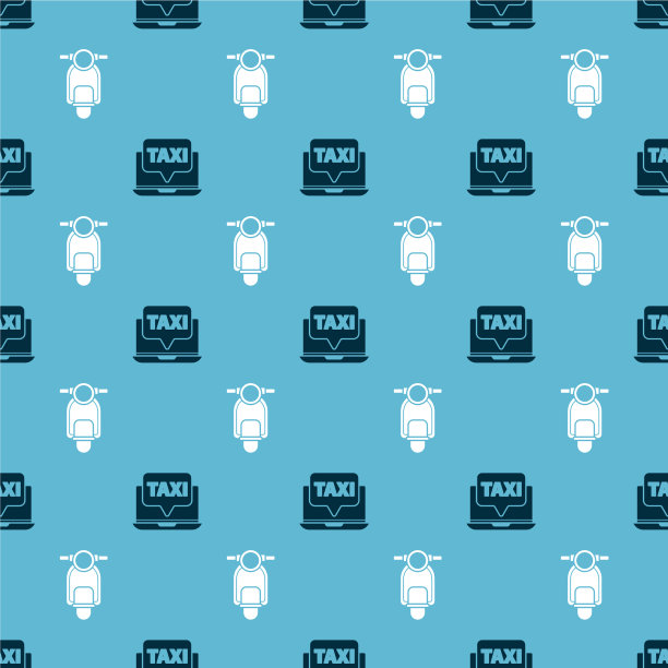 设置手提电脑呼叫出租车服务和踏板车图片下载