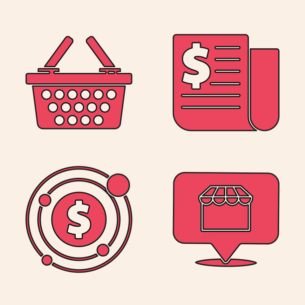 设置网上购物概念购物篮图片下载