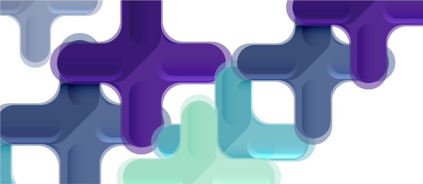 光滑的多色塑料风格交叉图片下载