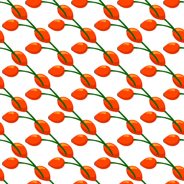 主题上大大的彩色无缝玫瑰臀部图片下载