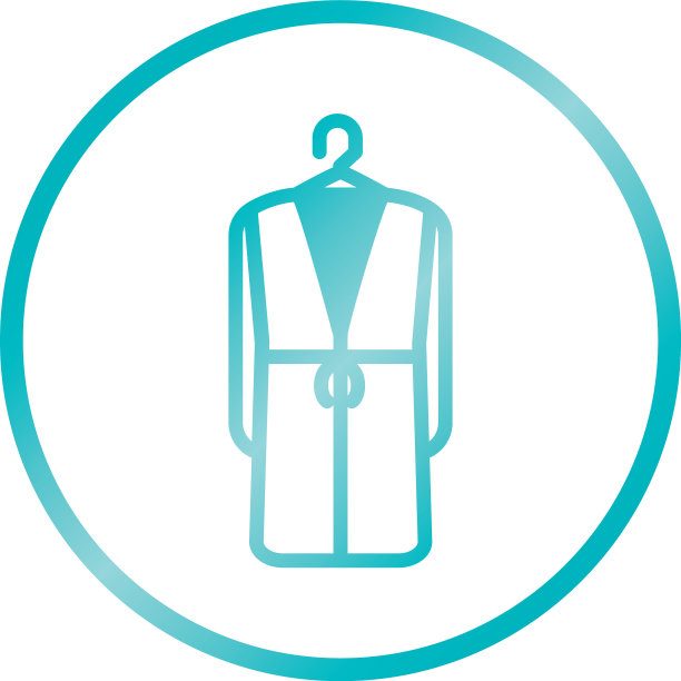 外套在衣架梯度风格图片下载