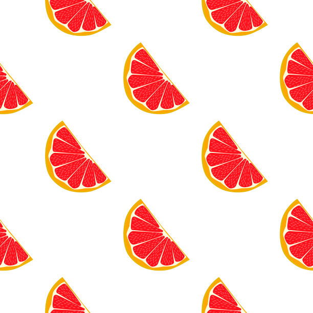主题上大大的彩色无缝葡萄柚图片下载