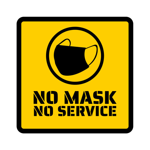 不戴口罩不服务新型冠状病毒图片下载
