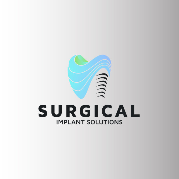 牙科种植标志设计模板图片下载