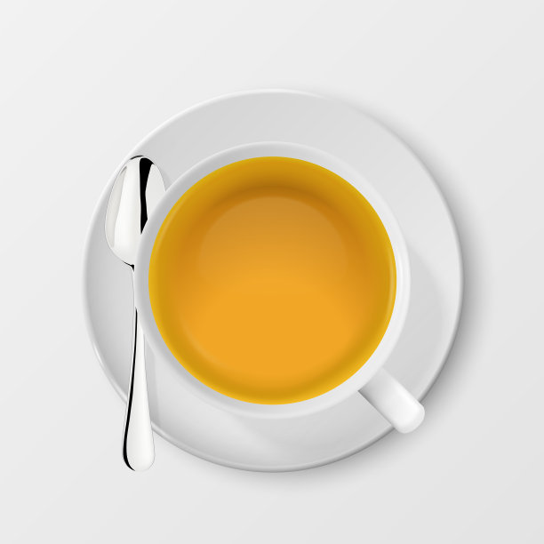 3d逼真的白瓷茶图片下载