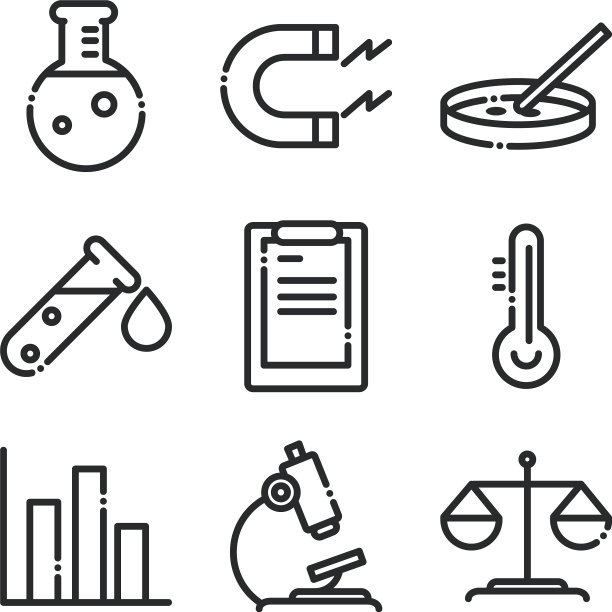 科学研究实验室研究图标图片下载