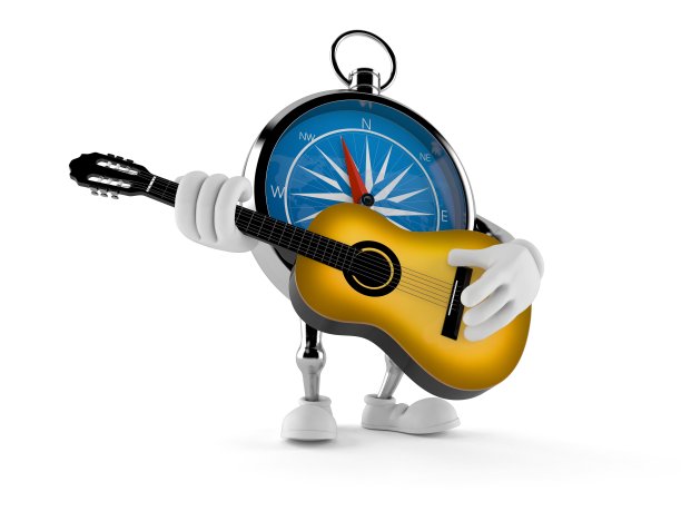 罗盘角色弹吉他图片下载