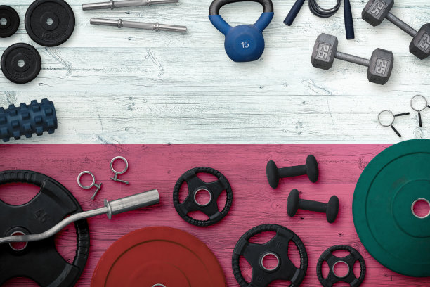 波兰点的概念。俯视图的重型钢板与铁条上的国家背景。图片下载