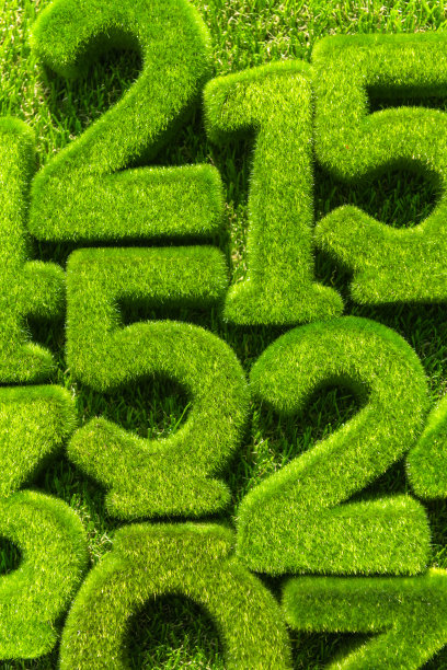 绿色数字图片下载